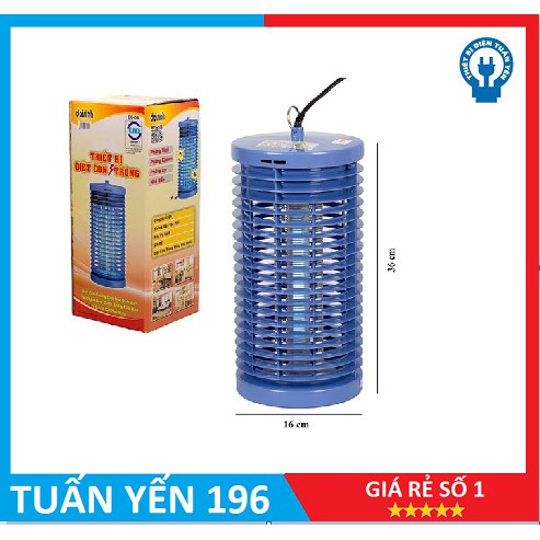 [FREESHIP- GIẢM 10K ] Đèn bắt muỗi Đại Sinh DS-D6 ( Xanh ) Hàng chính hãng