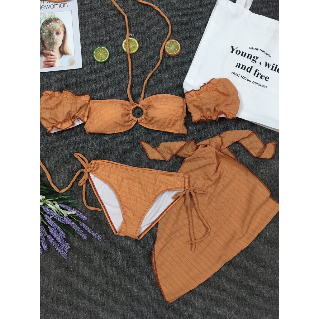 Bikini nhún bèo chất xốp cực xinh