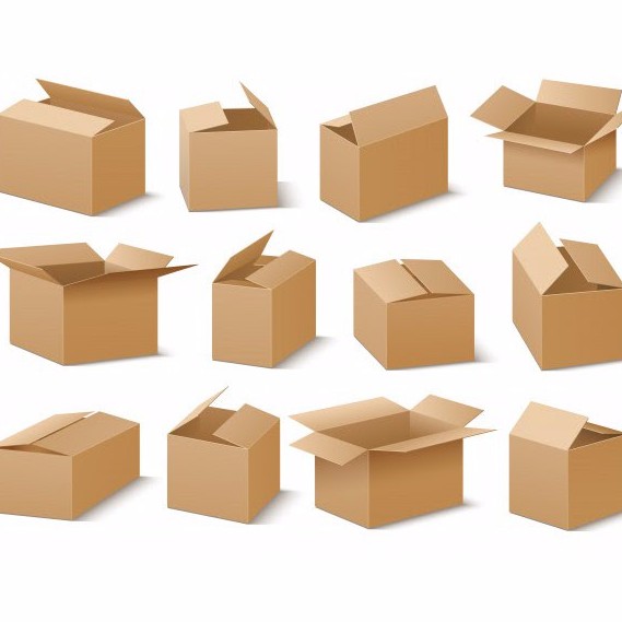 12x10x5 cm - Combo 25 hộp carton gói hàng cod giá rẻ