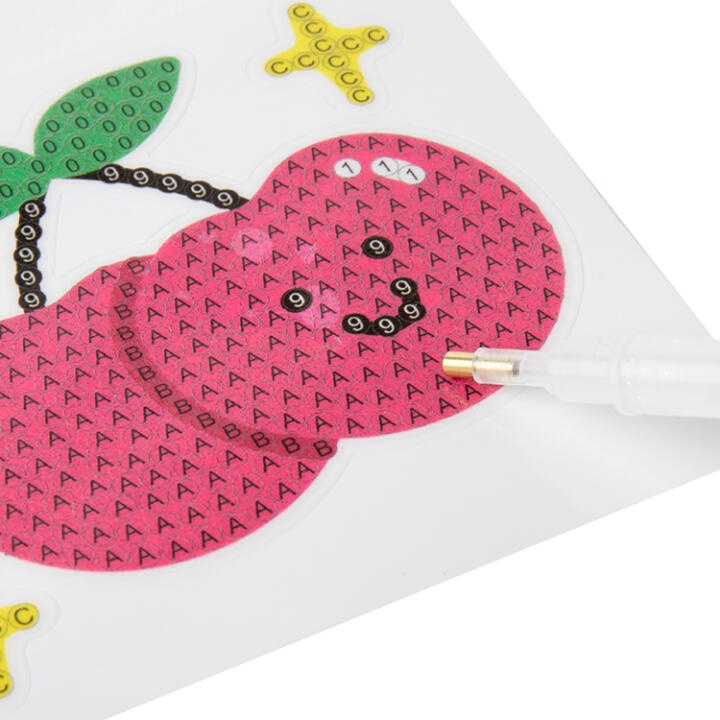 Sticker Đính Đá ARTBOX Hàn Quốc Hình Quả Anh Đào DIY