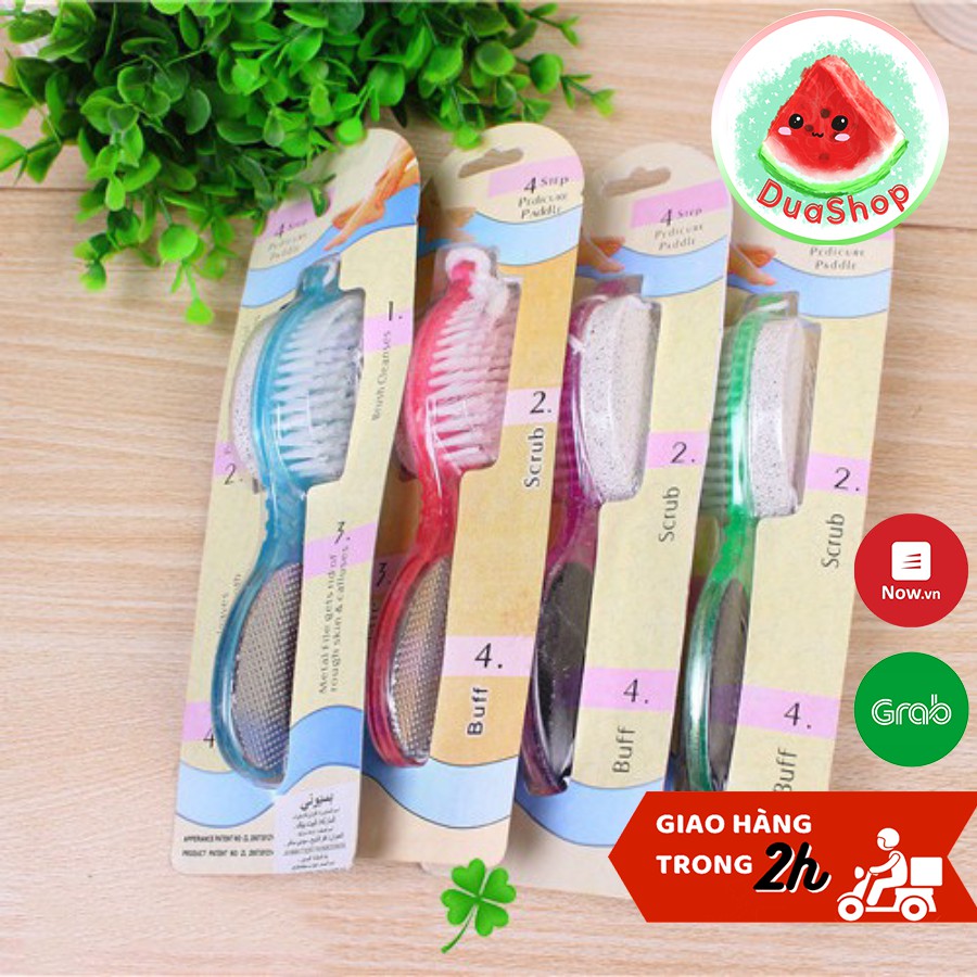 Dụng cụ chà gót chân/ tẩy da chết đa năng 4In1 - Chà gót chân 4 đầu tiện dụng  🍉Duashop🍉