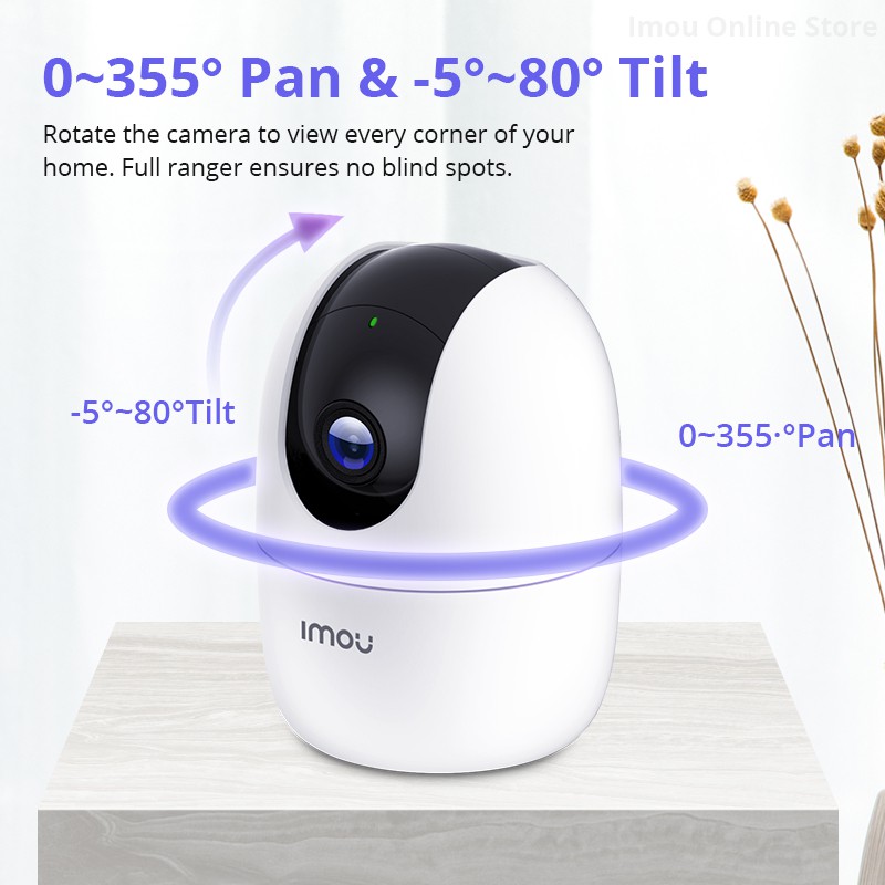 Máy Quay IP Dahua Imou Ranger 2 1080P Không Dây Giám Sát An Ninh 360° Phát Hiện Con Người Với Tầm Nhìn Đêm