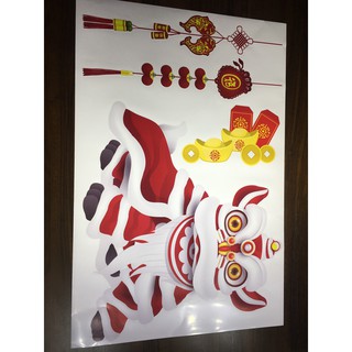 Decal trang trí Tết 2021