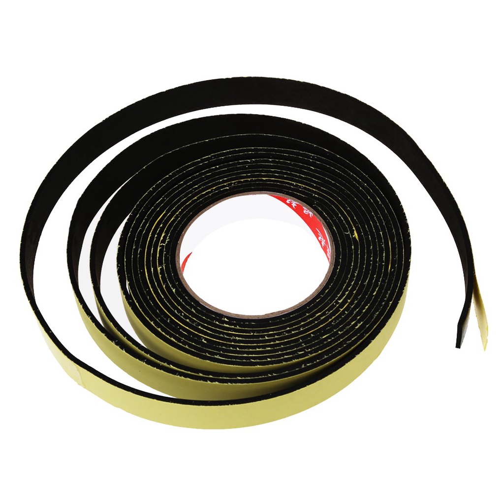 Cuộn Băng Keo Xốp Đen 20mm X 3mm Dày 5m