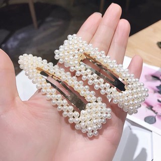 Kẹp Tóc Màu Trắng Nữ Tính