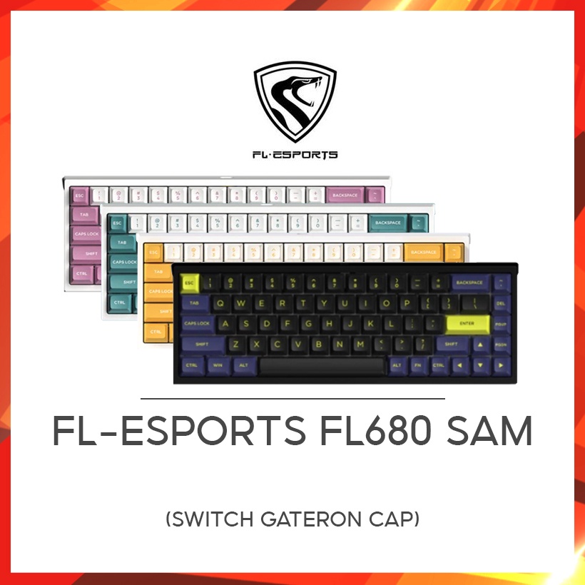 [Mã ELHAMS5 giảm 6% đơn 300K] Bàn Phím Cơ FL680 SAM Hàng Chính Hãng (Switch Gateron Cap)