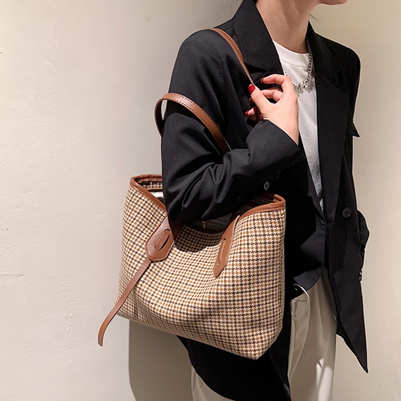 Túi vải sức chứa lớn thiết kế thời trang tiện dụng IELGY