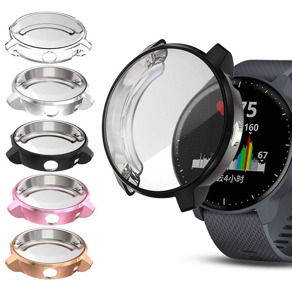 MYRONGVN Ốp TPU Mạ Điện Chống Trầy Xước Cho Đồng Hồ Garmin vivoactive 3 Music