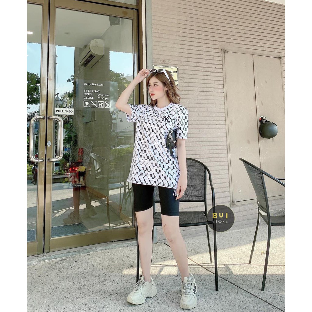 Set áo N.Y kèm quần legging ngố | BigBuy360 - bigbuy360.vn
