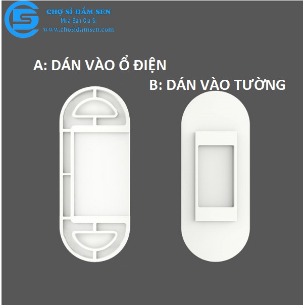 Bộ dụng cụ treo ổ cắm điện trượt siêu tiện dụng an toàn cho bé, giá đỡ các vật dụng gia đình G78-TreoOCD-Truot