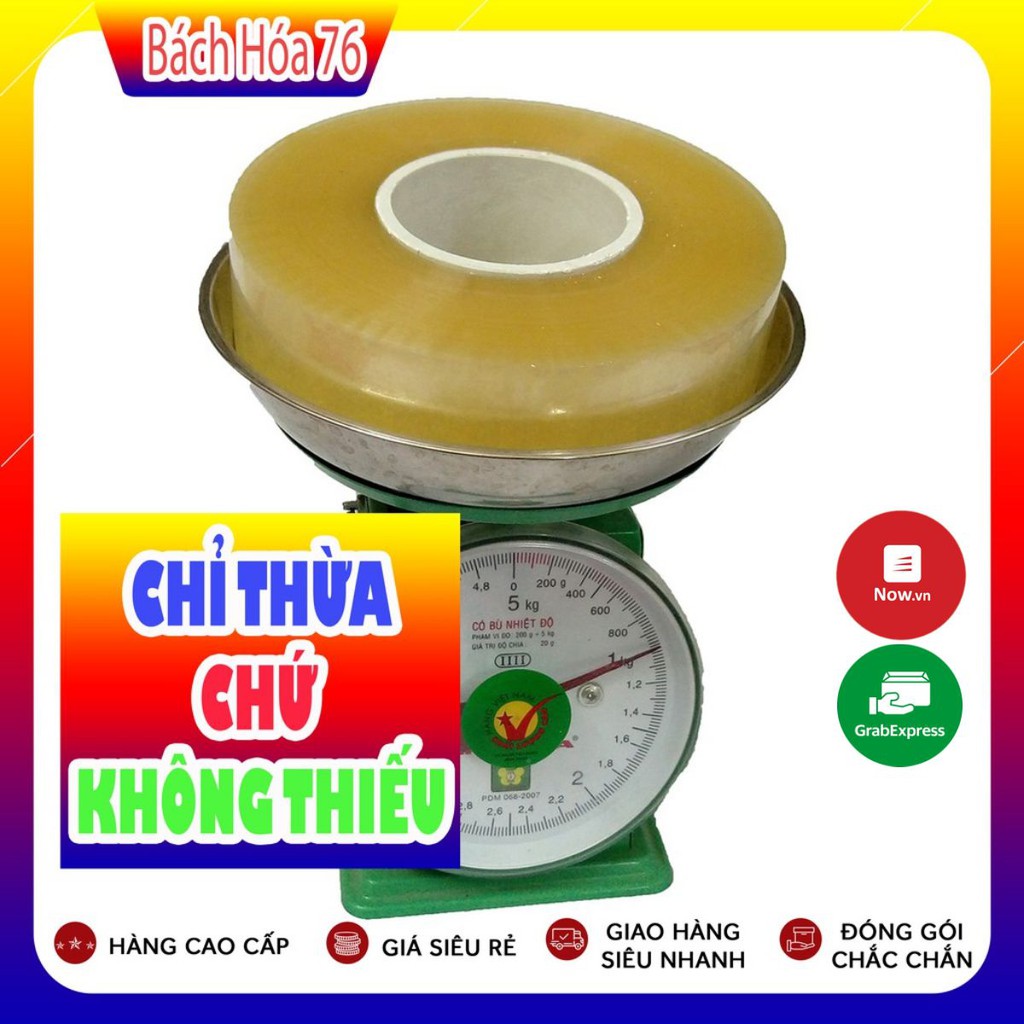 Băng Dính Băng Keo Đóng Hàng 1KG/Cuộn TO ĐÙNG Lõi Mỏng Chỉ Dư Chứ Không Thiếu