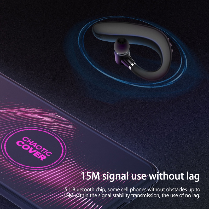 Tai nghe bluetooth 5.0 S109 móc vành tai kiểu dáng thể thao