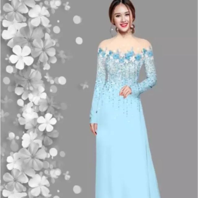 🍎👠ÁO DÀI LUA NHAT CO GIÃN 7D, 3 MẪU MAY SẴN.149K 1 ÁO MAY SẴN