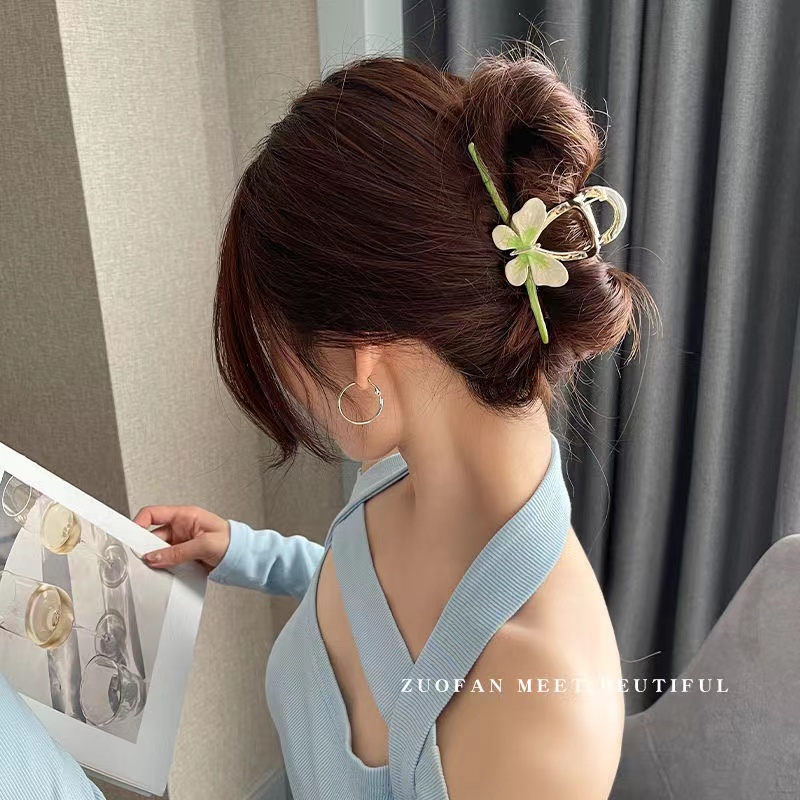 Kẹp Tóc Hình Cá Mập Bằng Kim Loại 2022 Mới