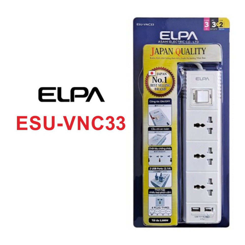 Ổ CẮM ĐIỆN ELPA - BÁN CHẠY SỐ 1 NHẬT BẢN