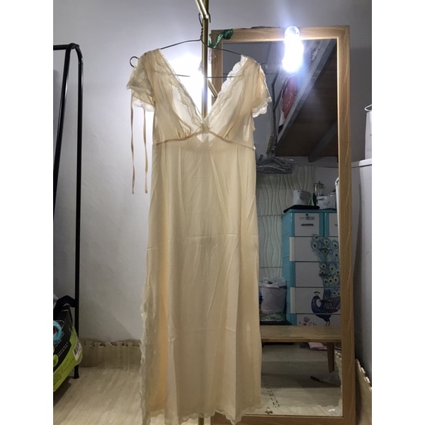 Váy ngủ trắng trơn công chúa studio 3