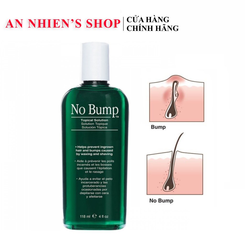 Chống Mọc Lông Ngược Vào Dưới Da GiGi No Bump dùng trước Khi Wax Lông, Dạng Nước 4oz / 118ml