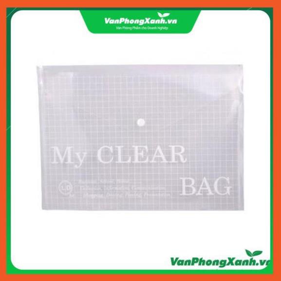 Clear bag ( Túi khuy) Khổ Mỏng - Trung - Dầy Thăng Long