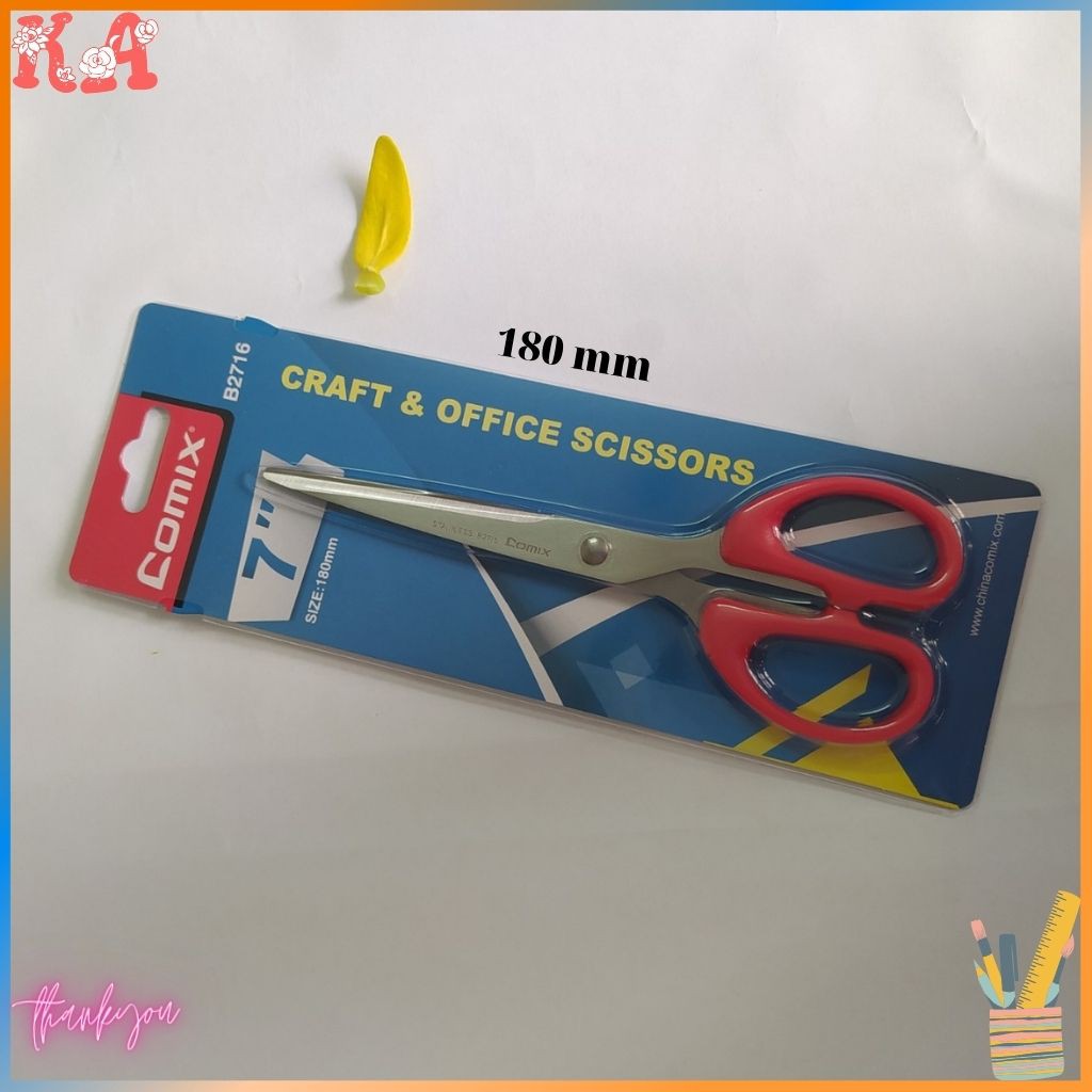 Kéo văn phòng Comix 180mm và 210mm