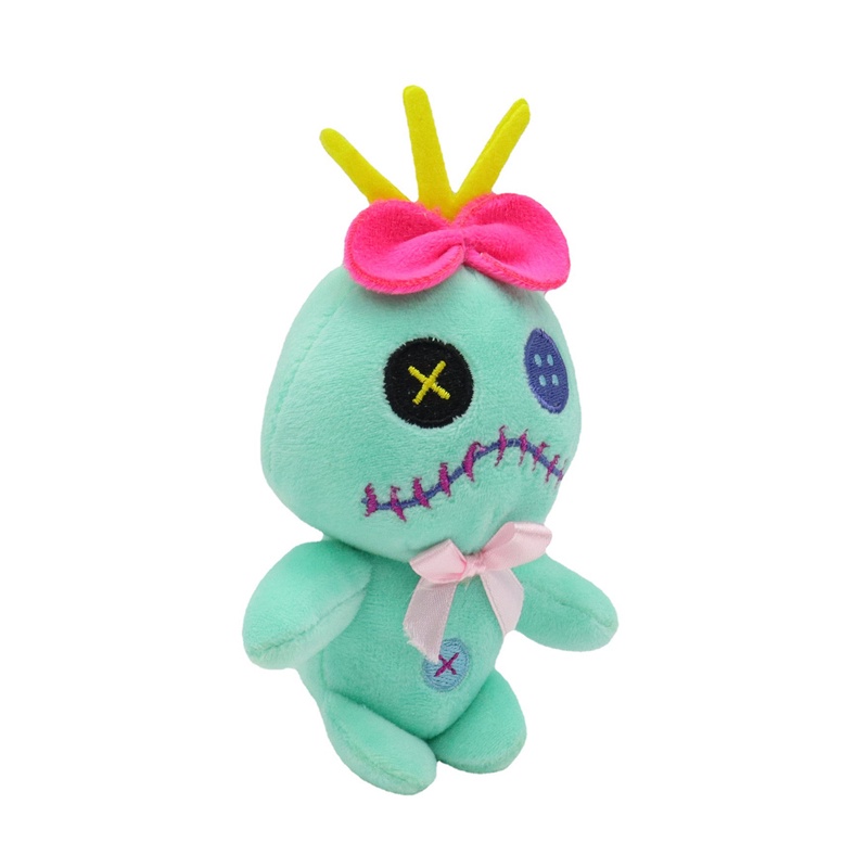 Búp Bê Nhồi Bông Mềm Mại Hình Lilo & Stitch Có Móc Treo Chìa Khóa 10cm Làm Quà Tặng Cho Bé