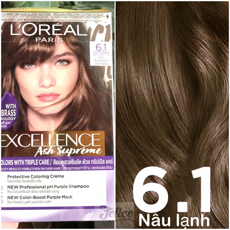 🥰Kem nhuộm dưỡng tóc màu thời trang L'Oreal Paris Excellence Fashion❤️