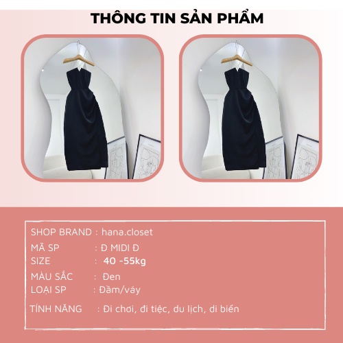 Đầm đi tiệc cổ yếm váy nữ ôm body xẻ đùi dáng dài đi dự đám cưới hẹn hò sang chảnh