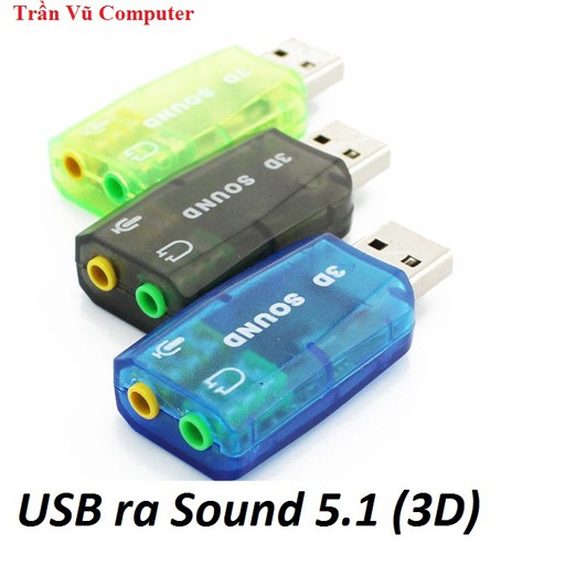 USB SOUND 5.1 3D, USB ra Sound 5.1 âm thanh 3D
