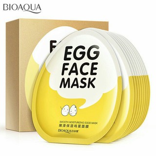 [Cao cấp]Mặt Nạ trứng vàng Bioaqua Egg Face Mask