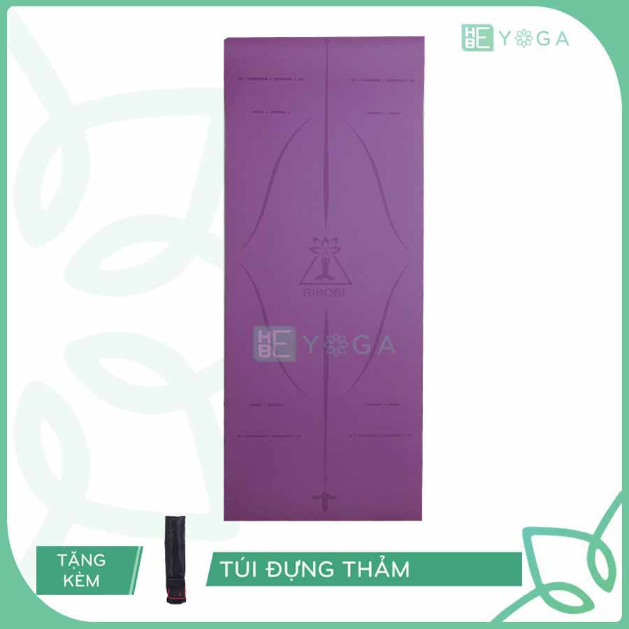 Thảm Tập Yoga Định Tuyến Relax TPE 6mm 2 Lớp