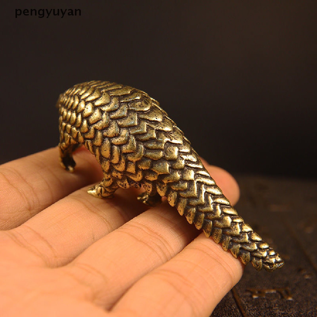 [pengyuyan] Tượng Pangolin Thu Nhỏ Bằng Đồng Nguyên Chất Trang Trí Nhà Cửa [Mới]