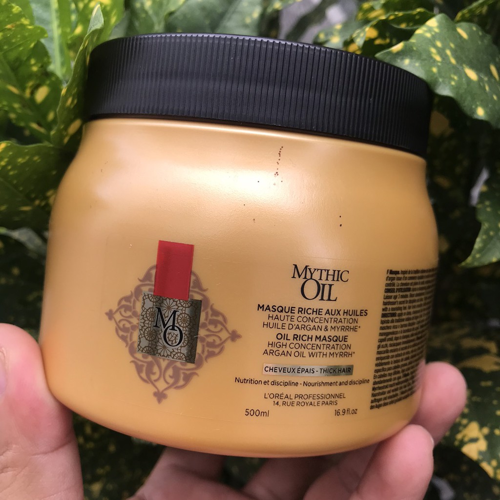 Dầu hấp nuôi dưỡng cho tóc khô sơ hư tổn Mythic Oil L'oreal Masque 500ml