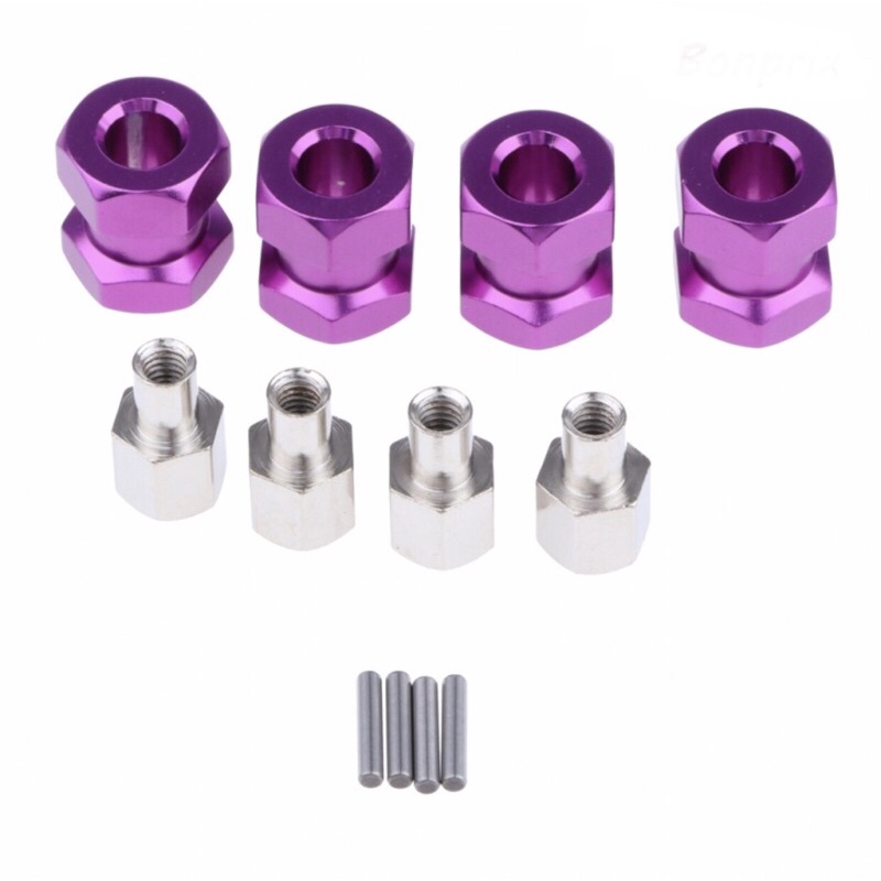 Trục Nối Dài 12mm Hex Hub 15mm-20mm Cho Xe Điều Khiển Từ Xa Wraith Cc01 Axial Scx10 D90 1 / 10