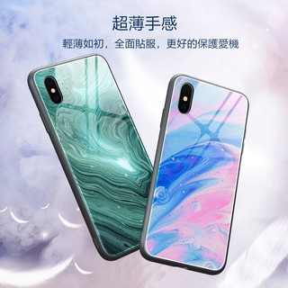 Ốp Điện Thoại Mặt Kính Vân Cẩm Thạch Bảo Vệ Cho iphone x xs xr 6s 7 8 8plus 6 11pro 11