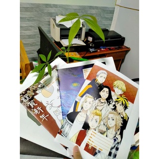 10 Bìa vở in hình theo yêu cầu combo 10 cái