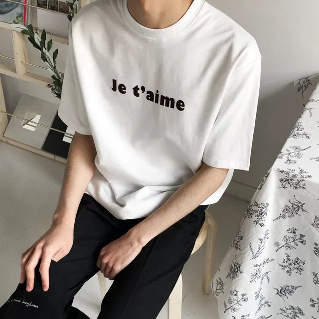 Áo thun Stee Je t'aime CVC - Giá sỉ Unisex