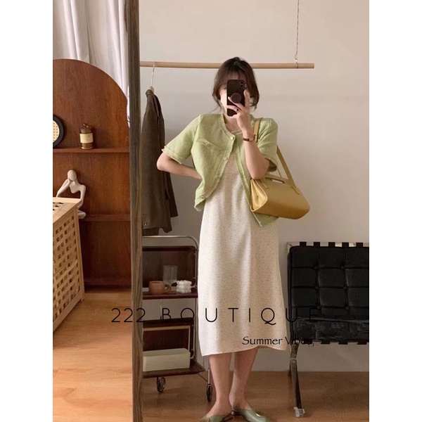 Áo first sight tweed cổ tròn | BigBuy360 - bigbuy360.vn