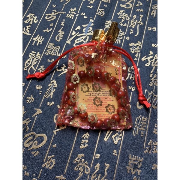 Vòng gỗ hương đỏ loại 10ly