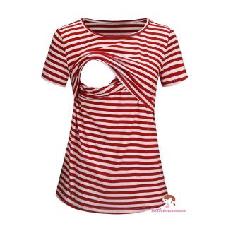 ❤Xzq-quần áo bà bầu thời trang cho bà bầu cho con bú Áo thun cho con bú