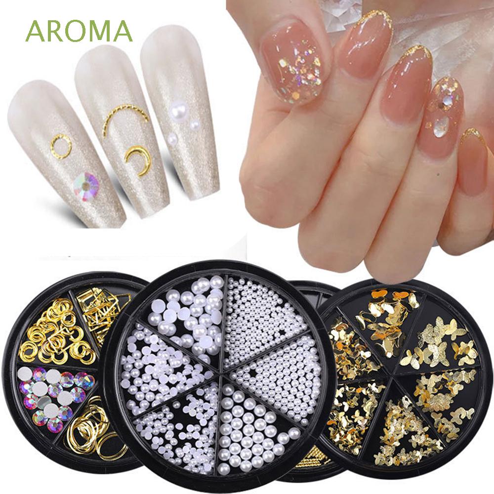 [Hàng mới về] Hộp hạt phụ kiện 3D trang trí móng tay
