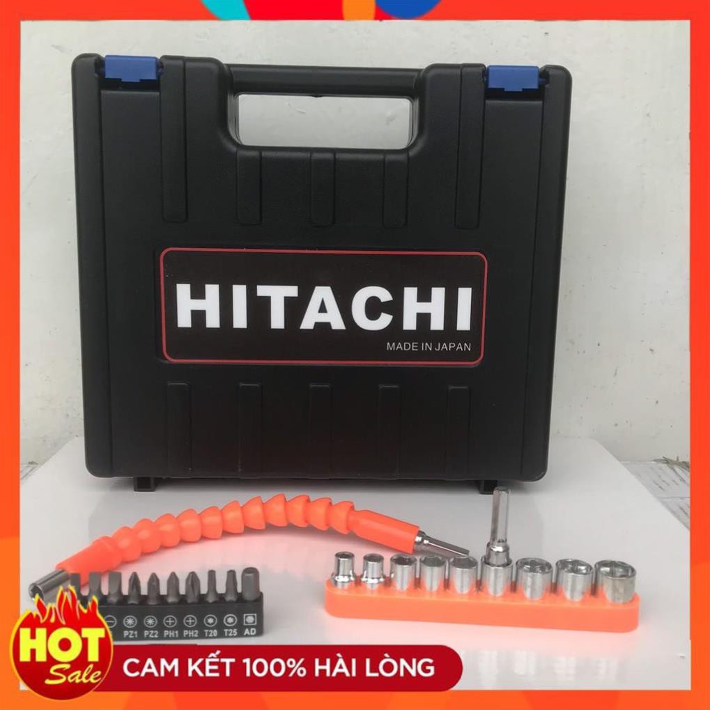 [Hàng Tốt] Máy khoan pin Hitachi 36V 3 chức năng động cơ dây đồng 100%