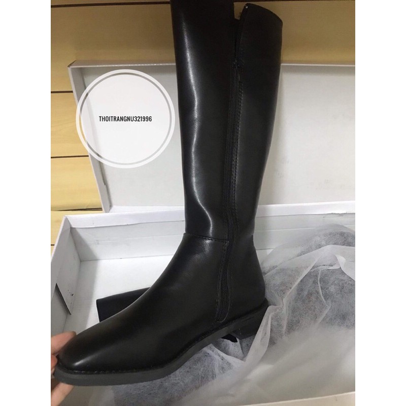 Mã T2 Boots đùi trơn basic da lì bóng siêu hot