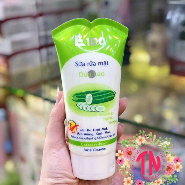 Combo 5 chai sữa rửa măt dưa leo E100
