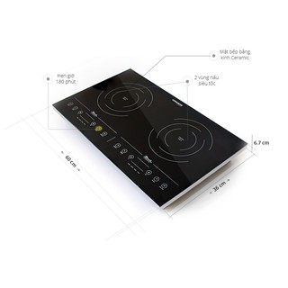 Bếp từ đôi ROMMELSBACHER CT 3410