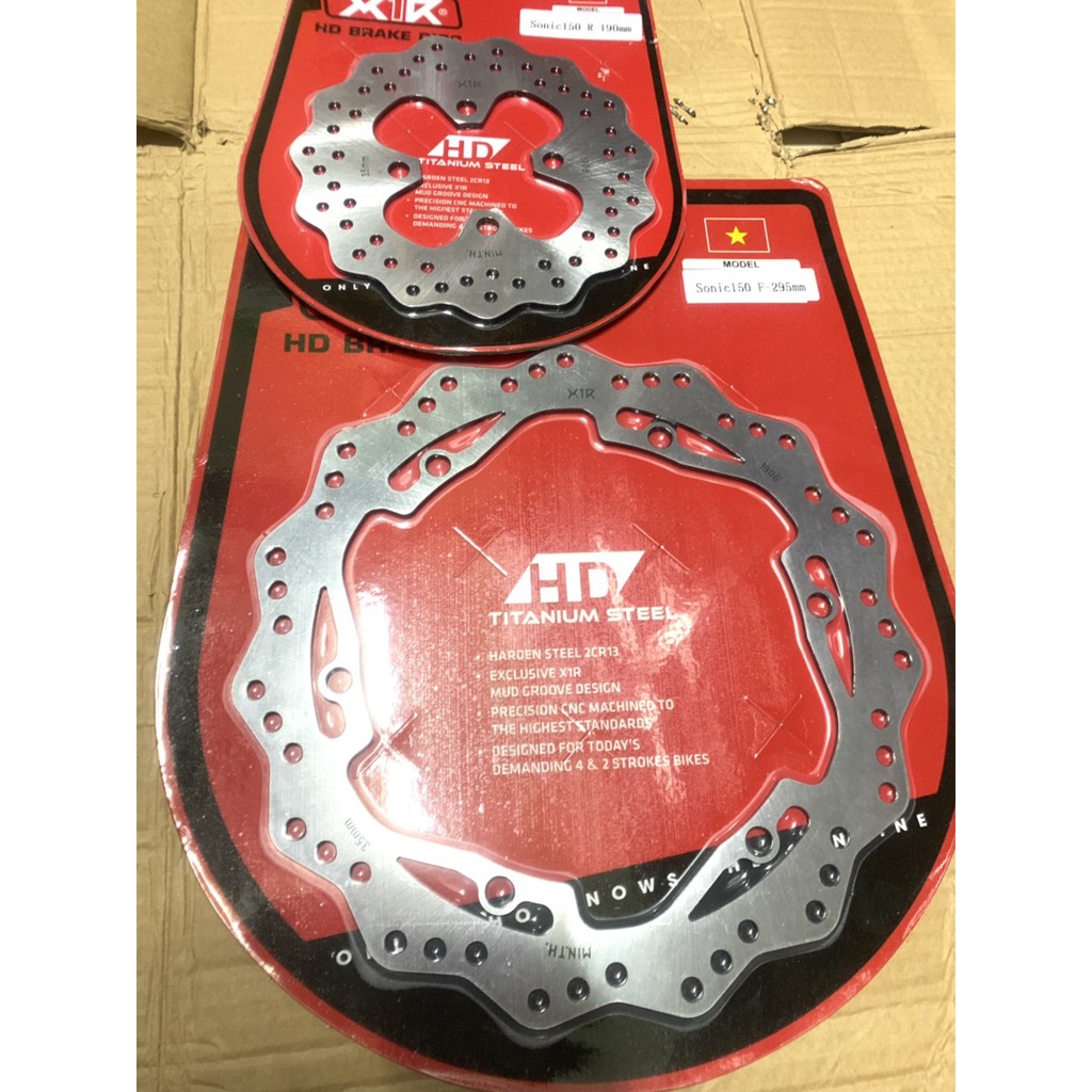 Dĩa thắng xe sonic hiệu X1R (1 cặp)