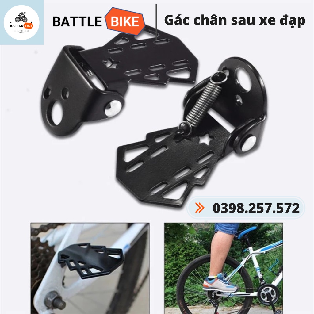GIÁ ĐỂ CHÂN SAU XE ĐẠP SIÊU BỀN