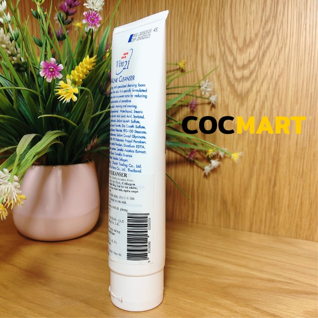 Sữa rửa mặt Vin21 Acne Cleanser Collagen