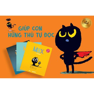 Sách - Combo 3 cuốn Mèo Max giúp con hứng thú tự đọc