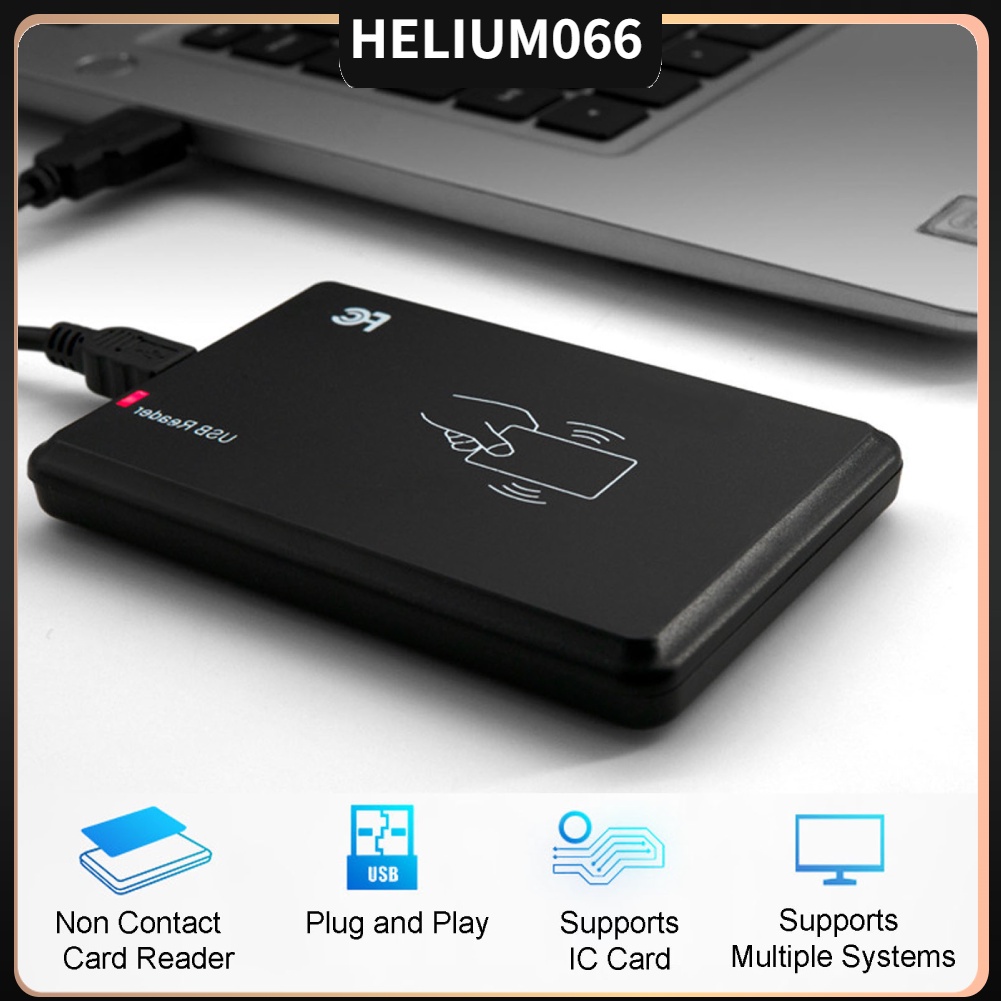 Đầu đọc thẻ CAC Hệ thống kiểm soát truy cập USB thông minh với Phụ kiện đèn LED Buzzer cho Văn phòng tại nhà Helium066