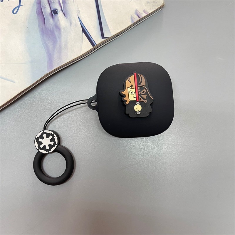 Vỏ bảo vệ hộp sạc tai nghe QCY T13 bằng silicon họa tiết Marvel kèm móc khóa