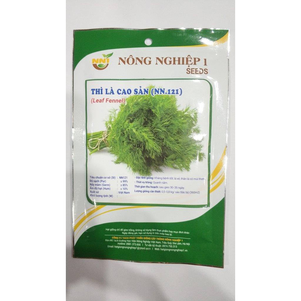 HẠT GIỐNG THÌ LÀ 4 MÙA CAO SẢN - GÓI 20gr - HỌC VIỆN NÔNG NGHIỆP VIỆT NAM